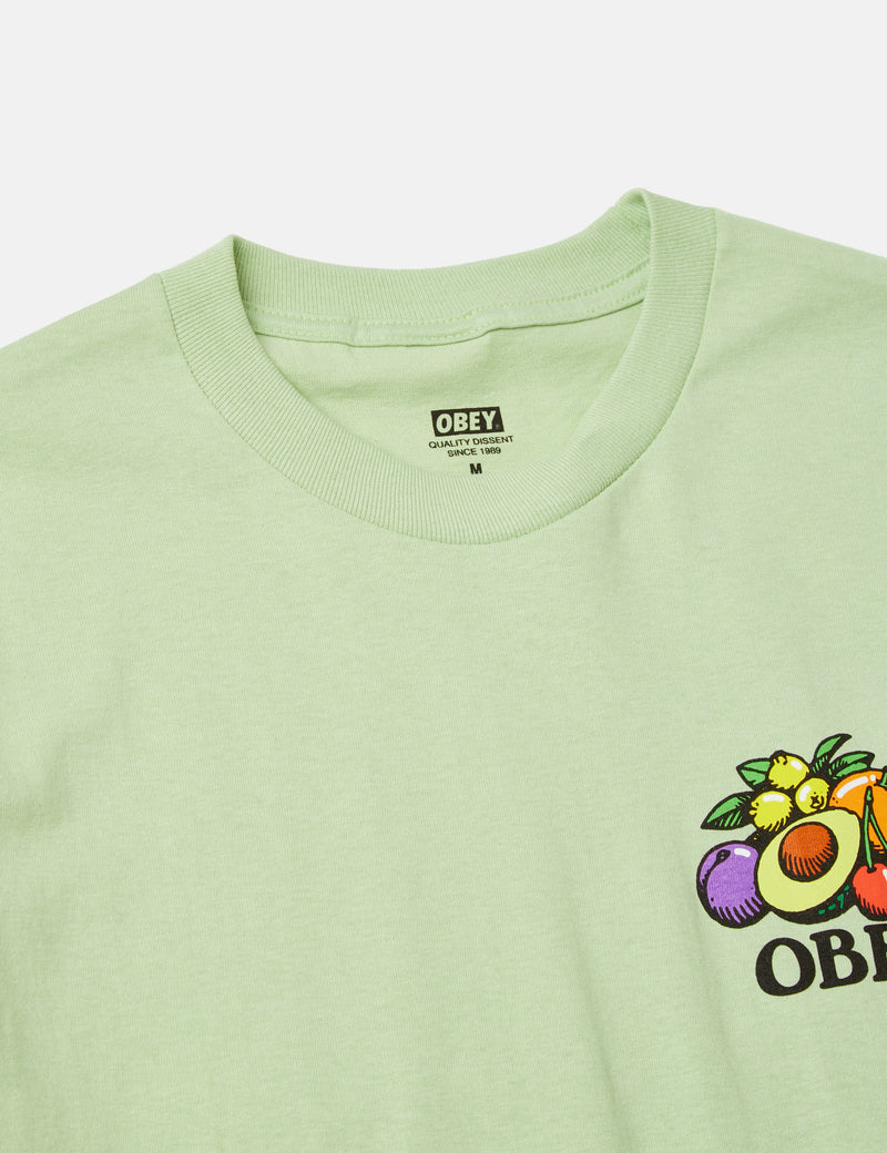 OBEY Bowl of Fruit T-Shirt - Cucumber Green