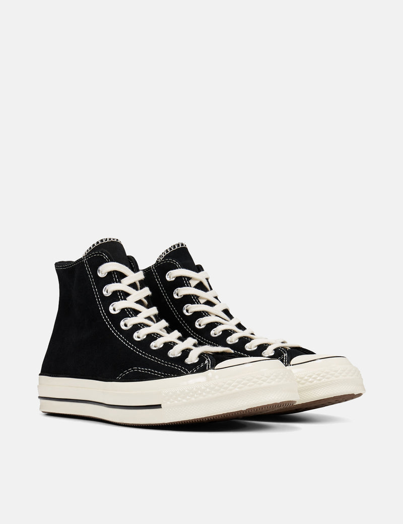 Converse 70's Chuck Taylor Hi 166216C (Suede) - Black/Egret/Egret