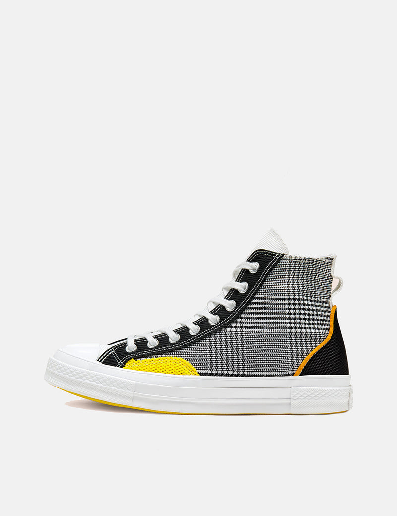 Converse Chuck 70 Hacked Fashion Hi (168696C) - Black/White/Speed Yellow