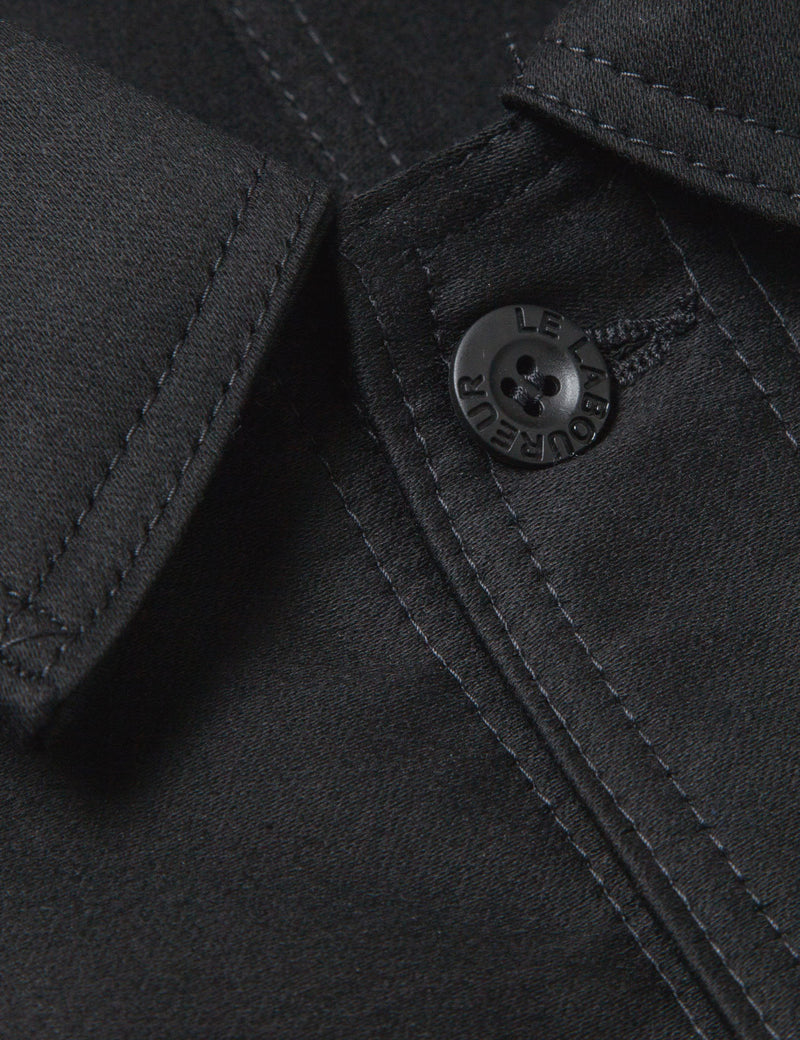 Le Laboureur Moleskin Work Jacket - Black