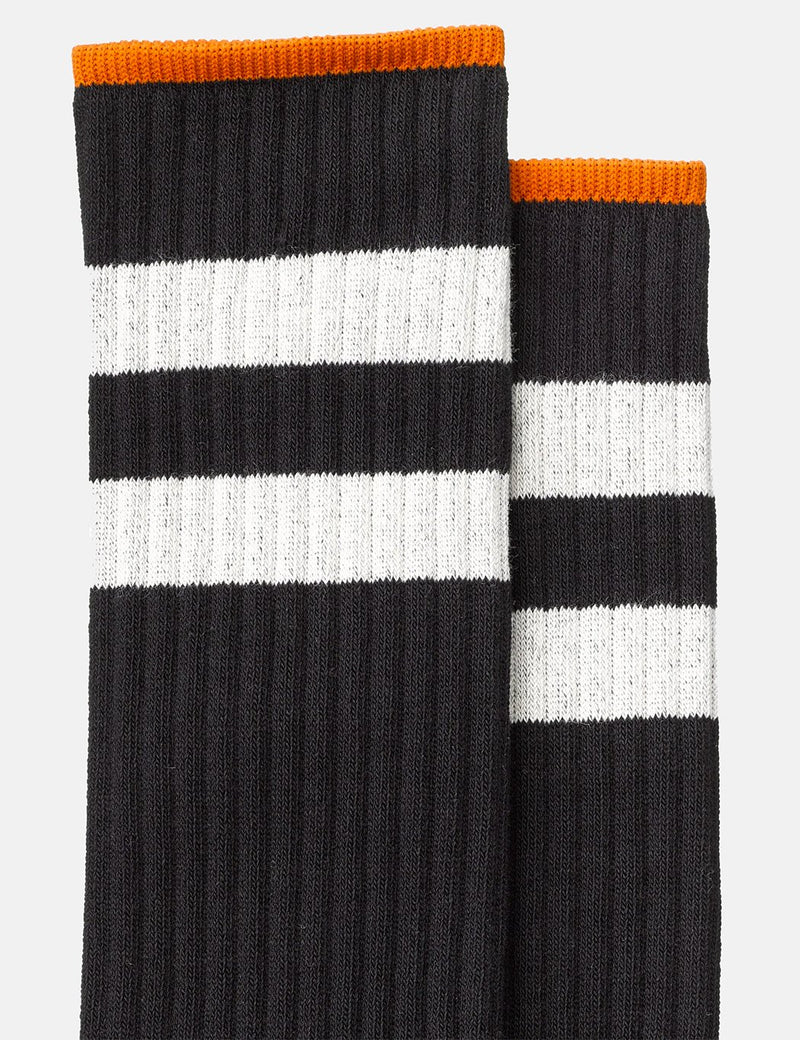 Nudie Amundsson Sport Socks - Black/White
