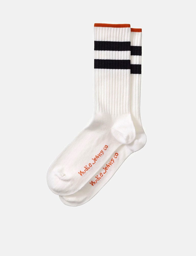 Nudie Amundsson Sport Socks - Dusty White