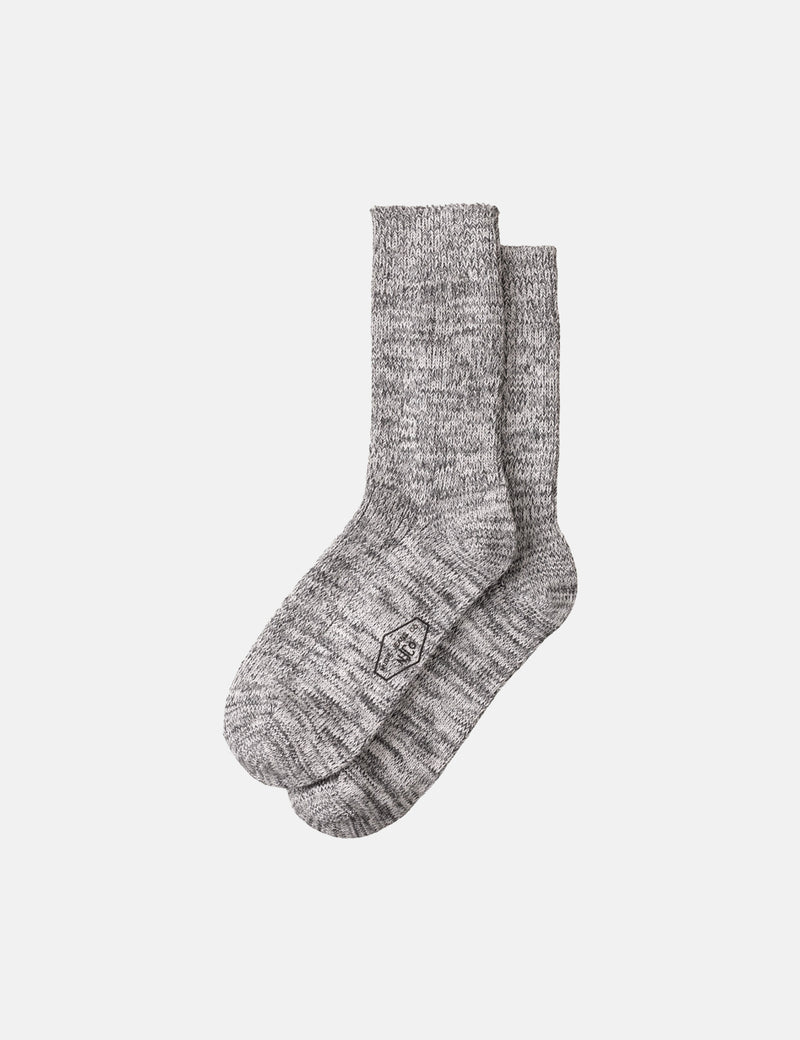 Nudie Chunky Sock Rebirth - Gris Mélange