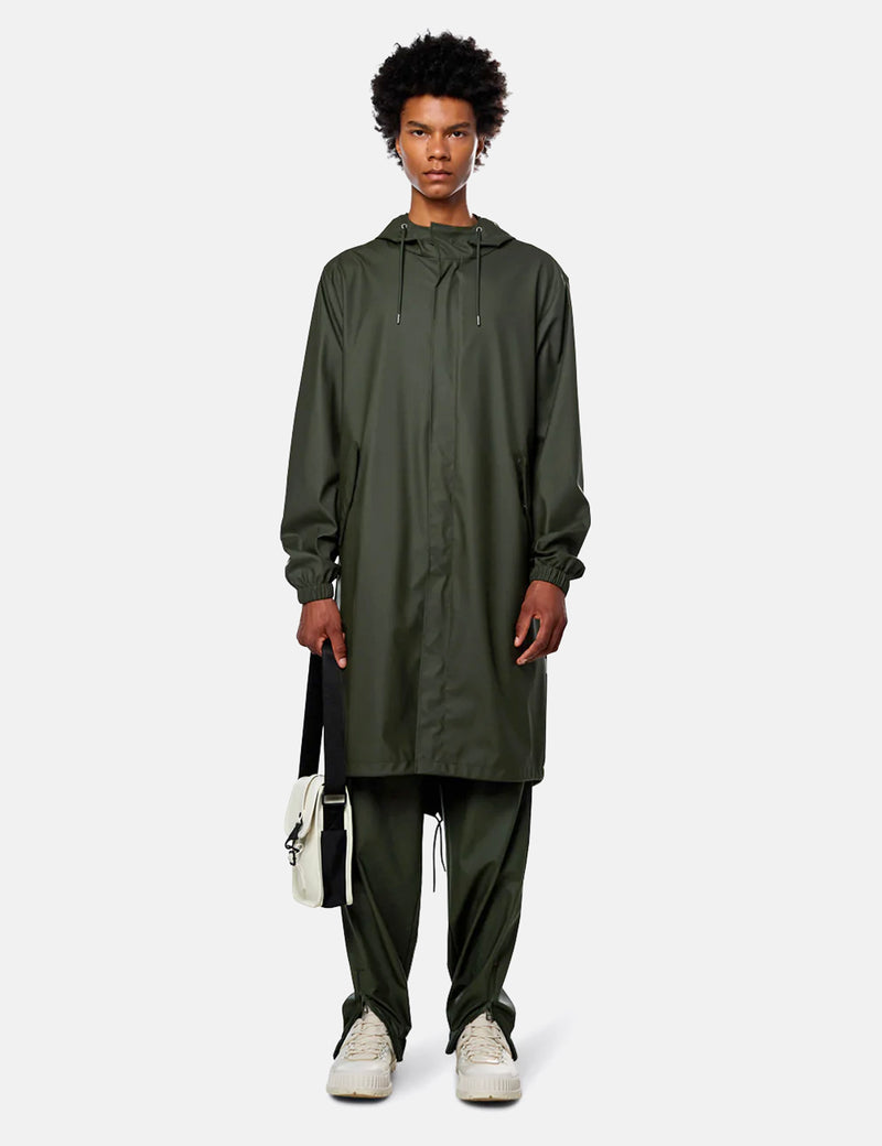 Rains Fishtail Parka - Green
