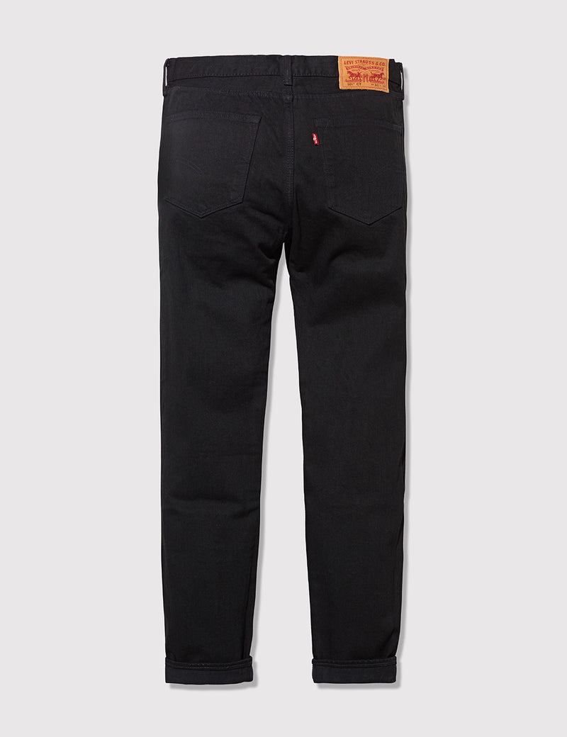Levis 501 CT Customised Tapered Fit Jeans - Black Rinsed