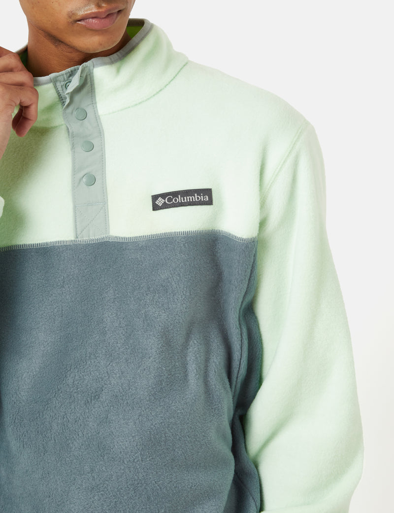 Columbia Steens Mountain��� Half Snap Fleece - Ice Green/Metal Grey/Blue