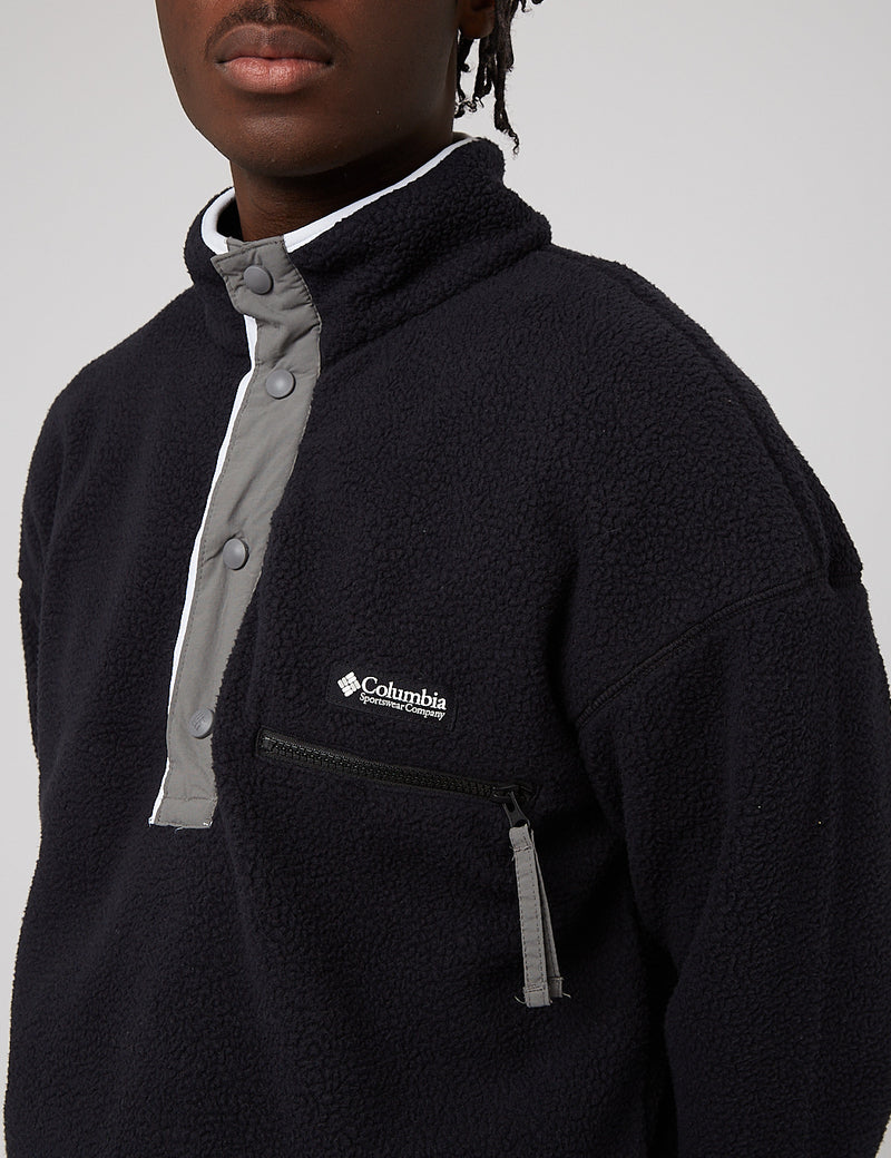 Polaire Columbia Helvetia Half Snap - Noir