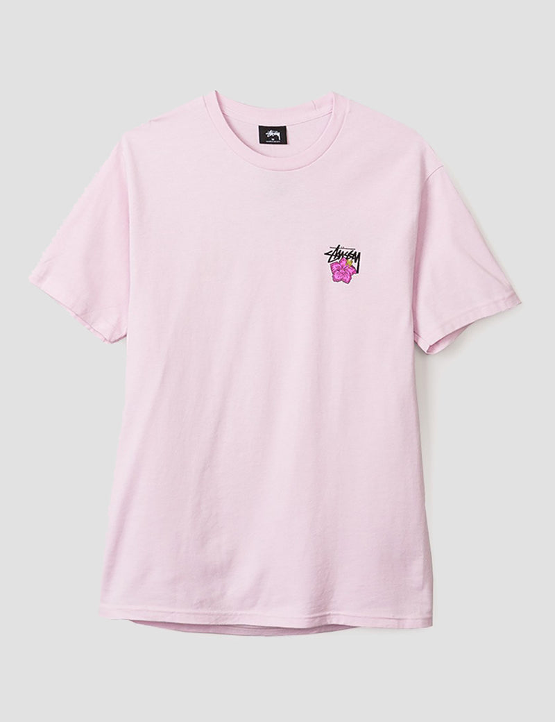 Stussy Cali Rose T-Shirt - Light Lavender
