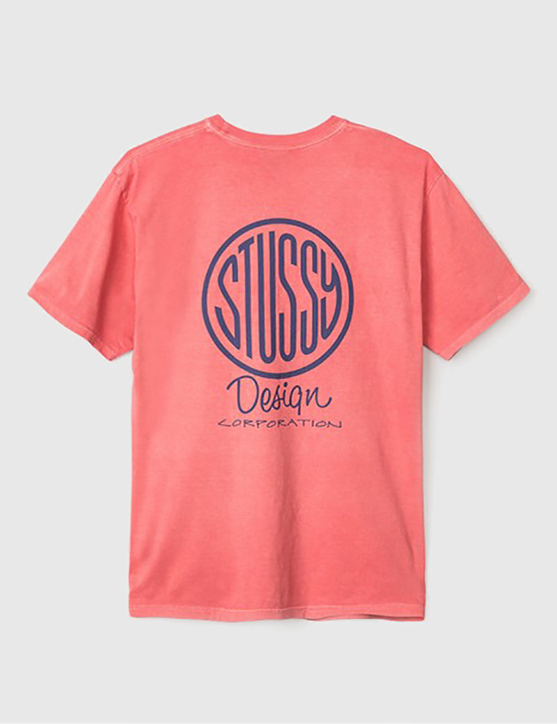 Stussy Design Corp T-Shirt - Pink