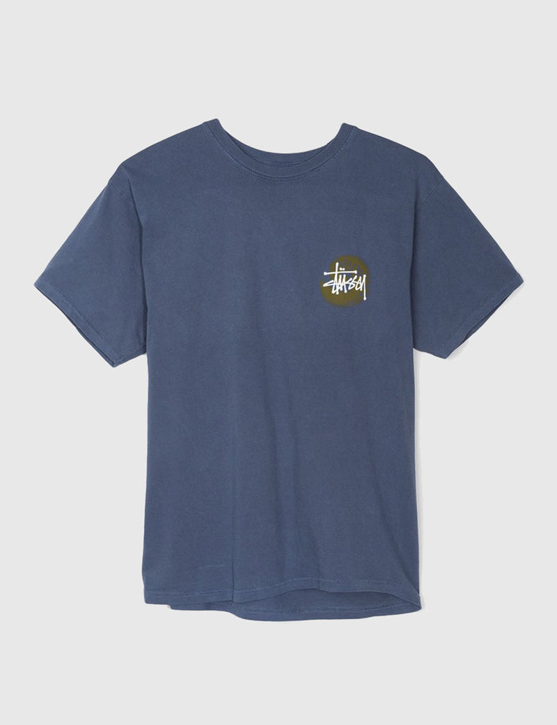Stussy Basic Swirl T-Shirt - Navy