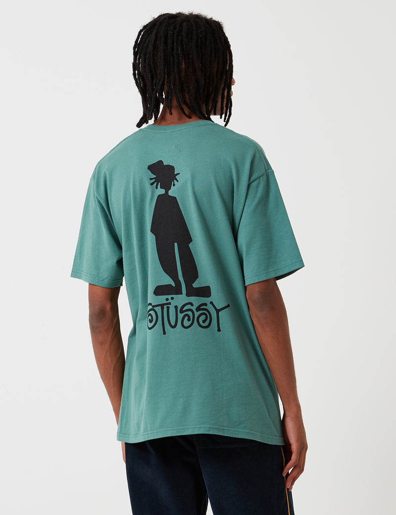 Stussy Raggamon T-Shirt - Sage Green