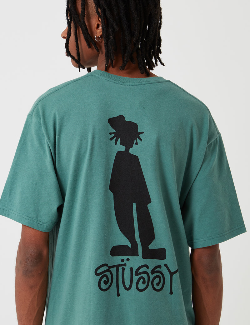 Stussy Raggamon T-Shirt - Sage Green