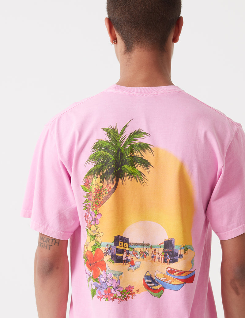 stussy t shirt rosa