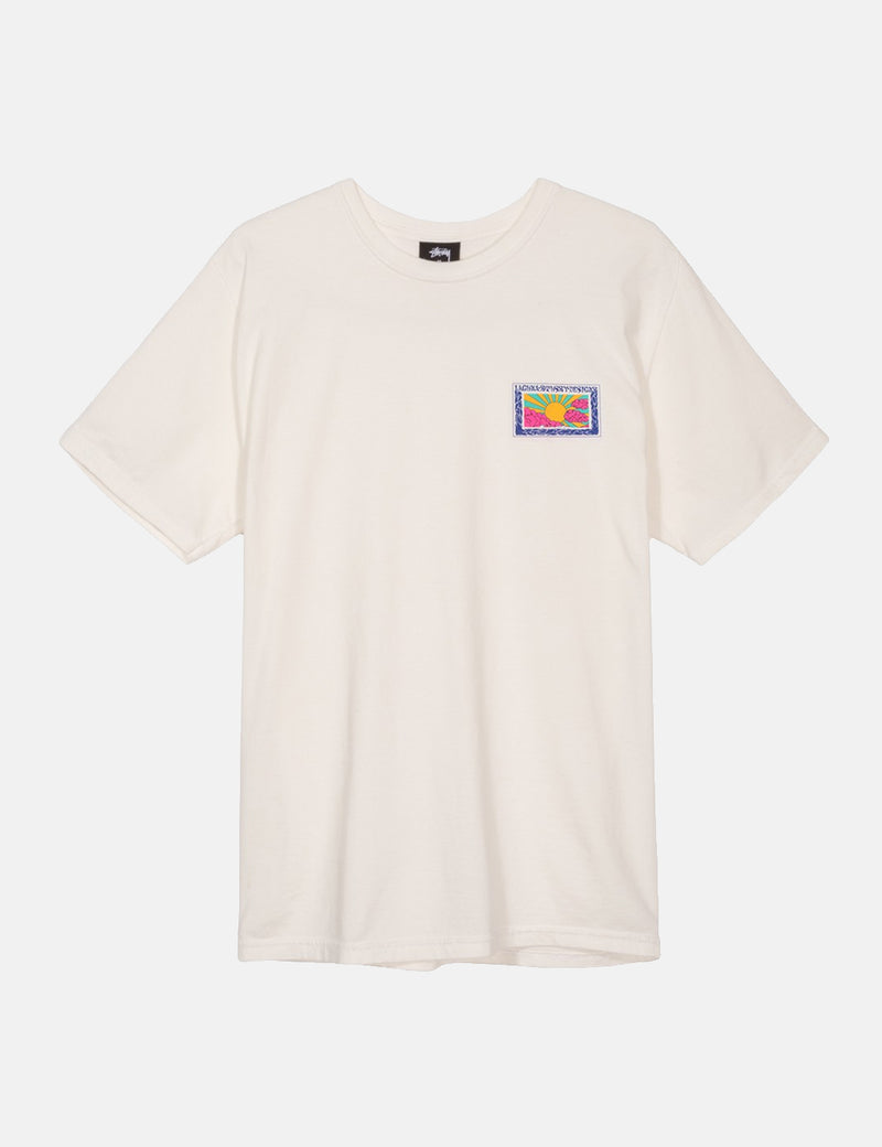 Stussy Horizon Pigment Dyed T-Shirt - Natural
