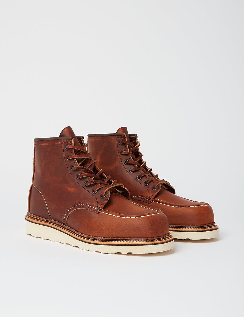 Red Wing Heritage 6"Moc Toe Boots (1907) - Copper Rough & Tough Brown