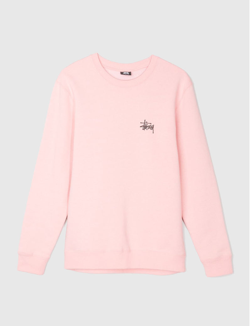 Stussy pink sweatshirt hotsell