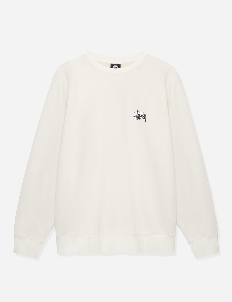 stussy pigment バックロゴ スウェット トップス パープル L