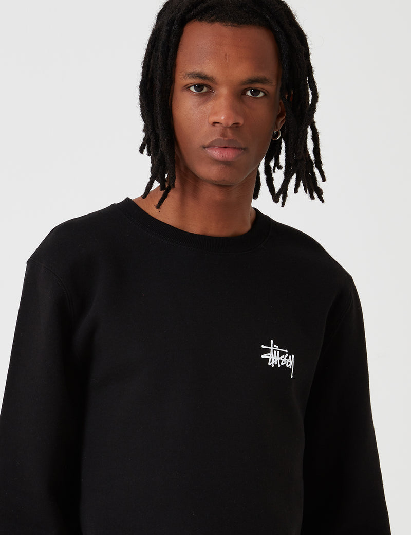 Stussy Basic Sweatshirt - Black