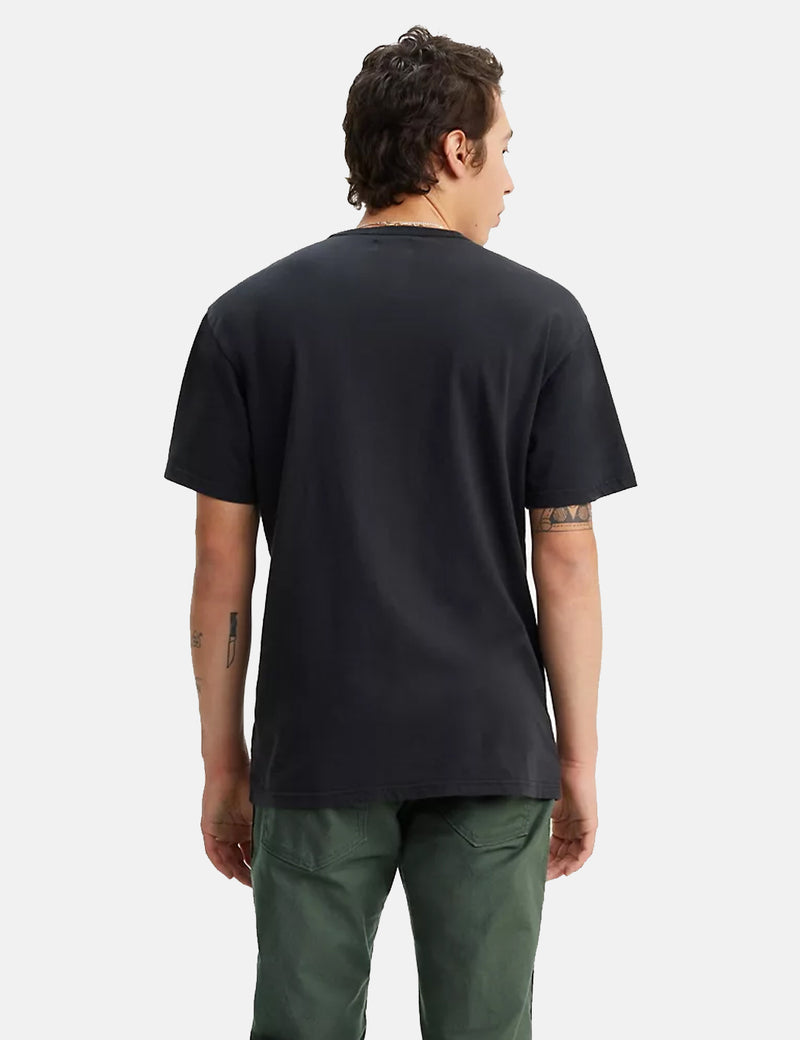 Levis Skate 2 Pack T-Shirt - Jet Black