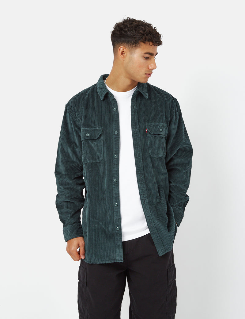 Levis Jackson Worker Shirt (Kordel) - Ponderosa Pine Green