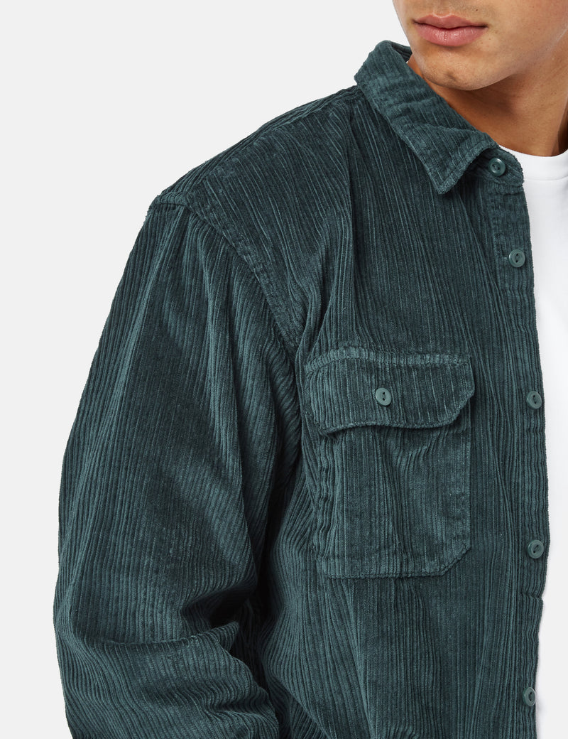 Levis Jackson Worker Shirt (Cord) - Ponderosa Pine Green