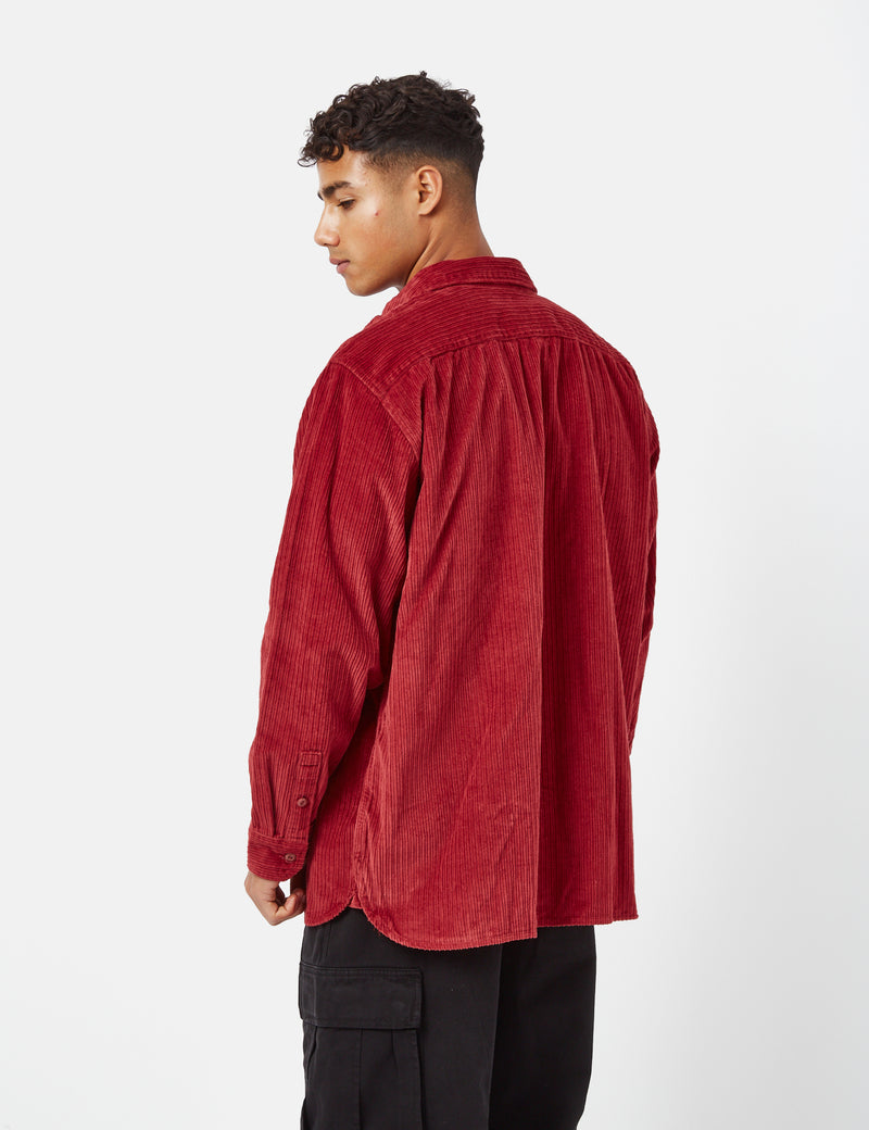 Levis Jackson Worker Shirt (Cord) - Brick Red