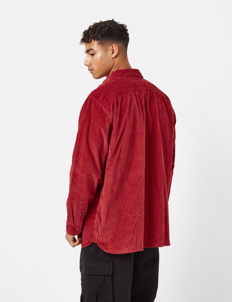 Levis Jackson Worker Shirt (Cord) - Rouge brique