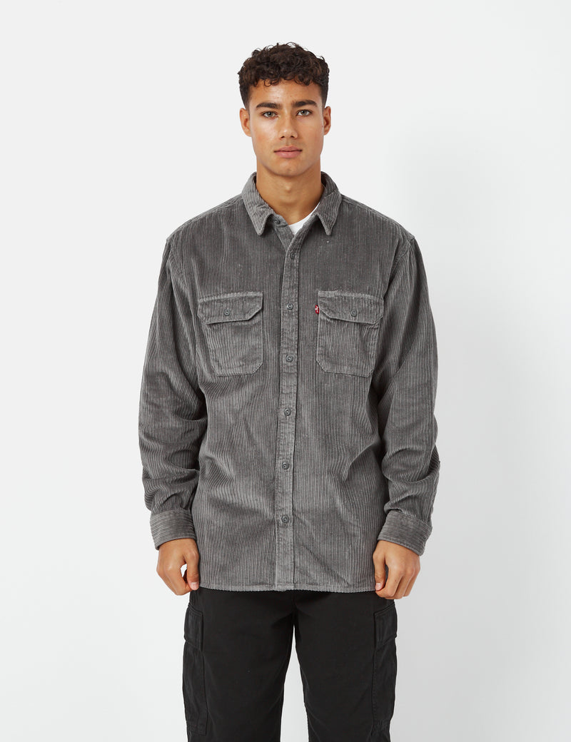 Levis Jackson Worker Shirt (Cord) - Gris étain