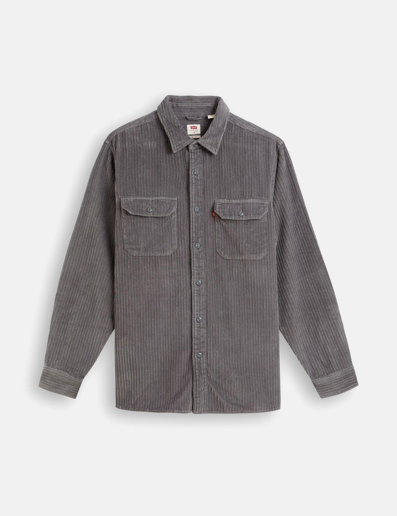 Levis Jackson Worker Shirt (Cord) - Zinngrau