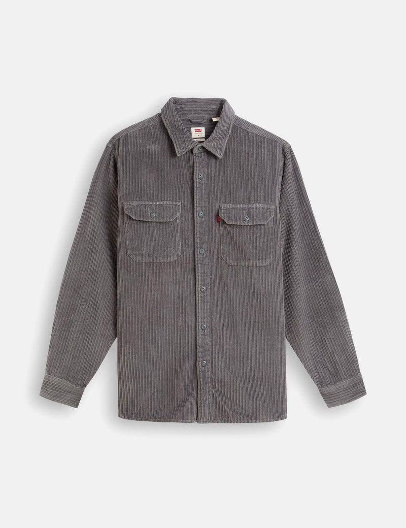 Levis Jackson Worker Shirt (Cord) - Gris étain