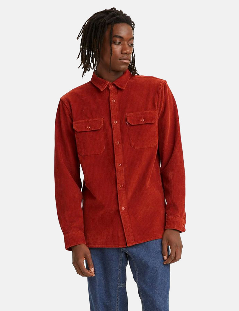 Levis Jackson Worker Shirt - Rote Garment Dye