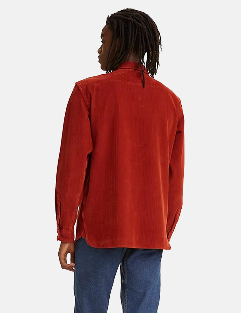 Levis Jackson Worker Shirt - Rote Garment Dye