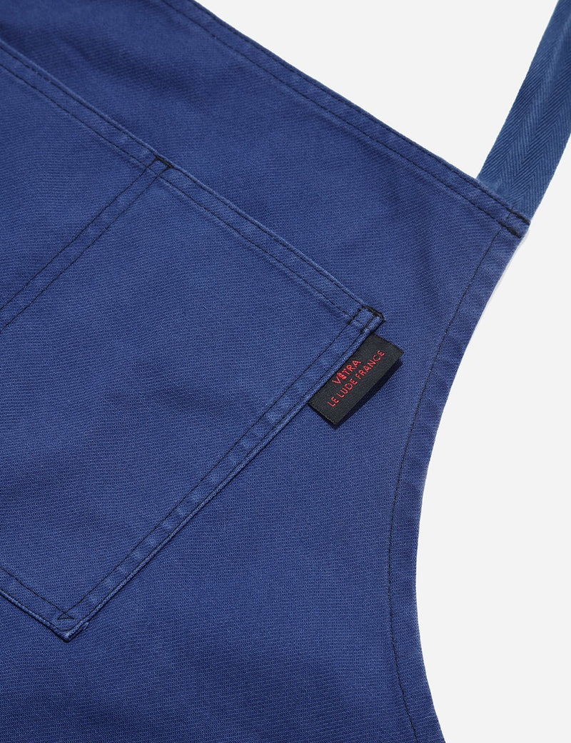 Vetra French Workwear Schürze (Latzhose Wash Twill) - Hydrone Blue