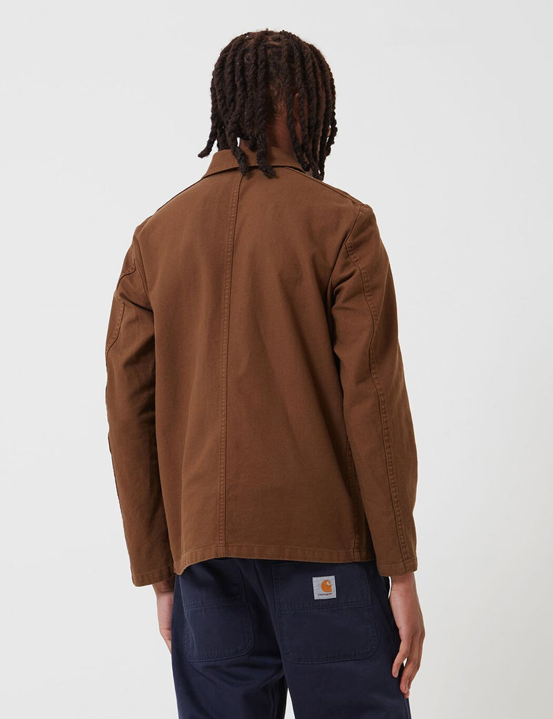 Vetra French Workwear Jacket Short (Cotton Drill) - Camel