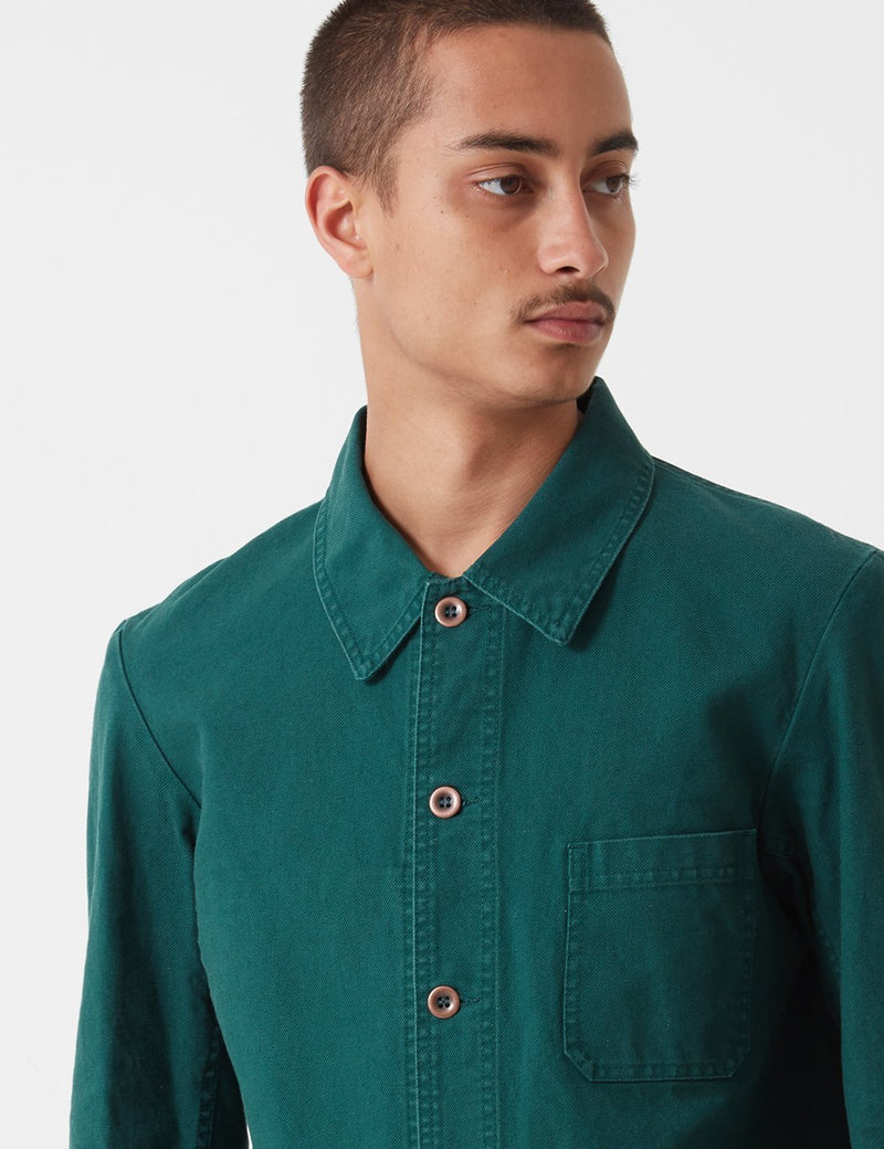 Vetra French Workwear 4 Jacket Short (Twill Cotton) - Bottle Green - Article