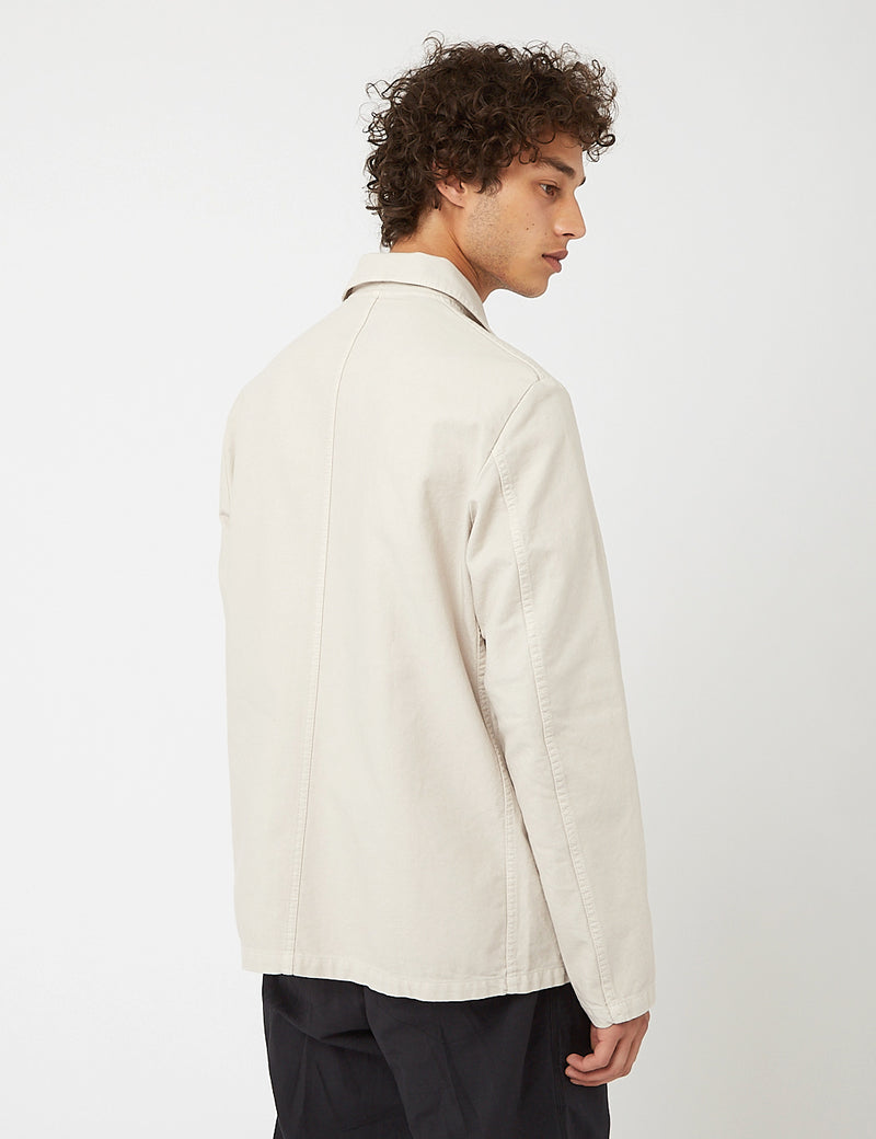 Vetra French Workwear Jacket 5-Short (Cotton Drill) - Naturel
