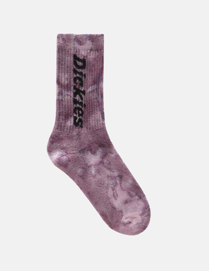 Dickies Greenwald Socks (Tie Dye) - Purple Gumdrop