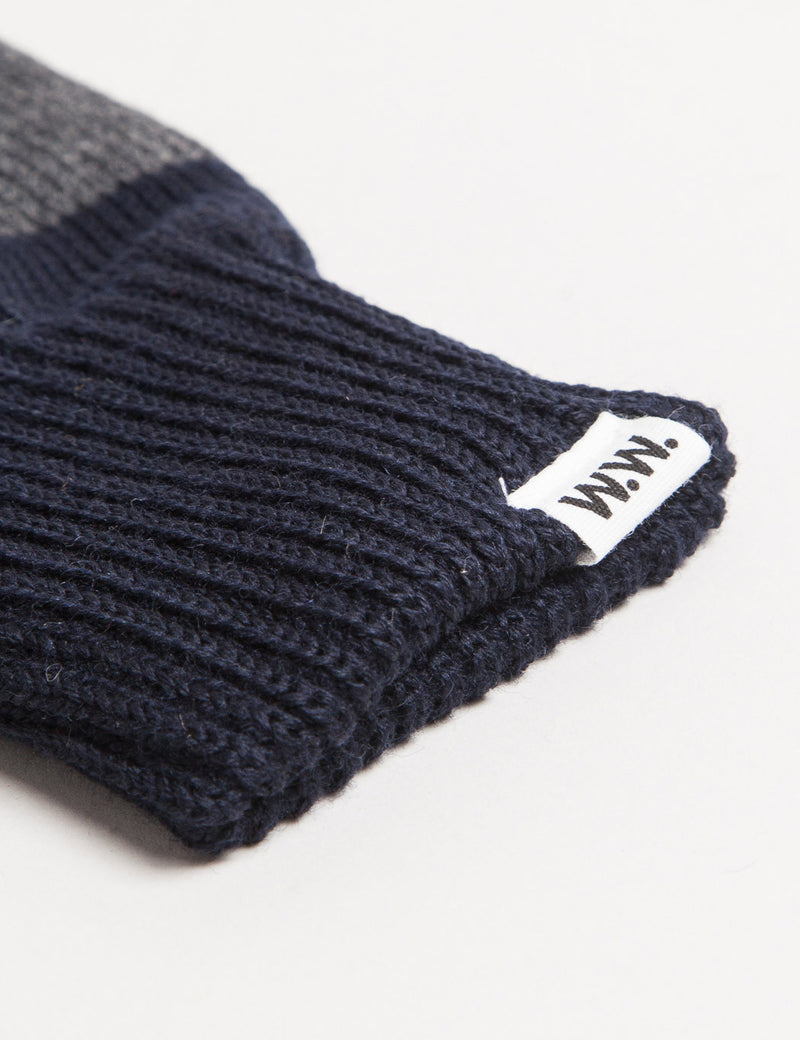 Wood Wood Merino Wool Gloves - Dark Grey