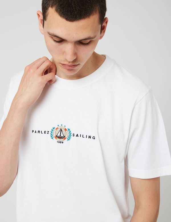 T-shirt Parlez Maiden - Blanc