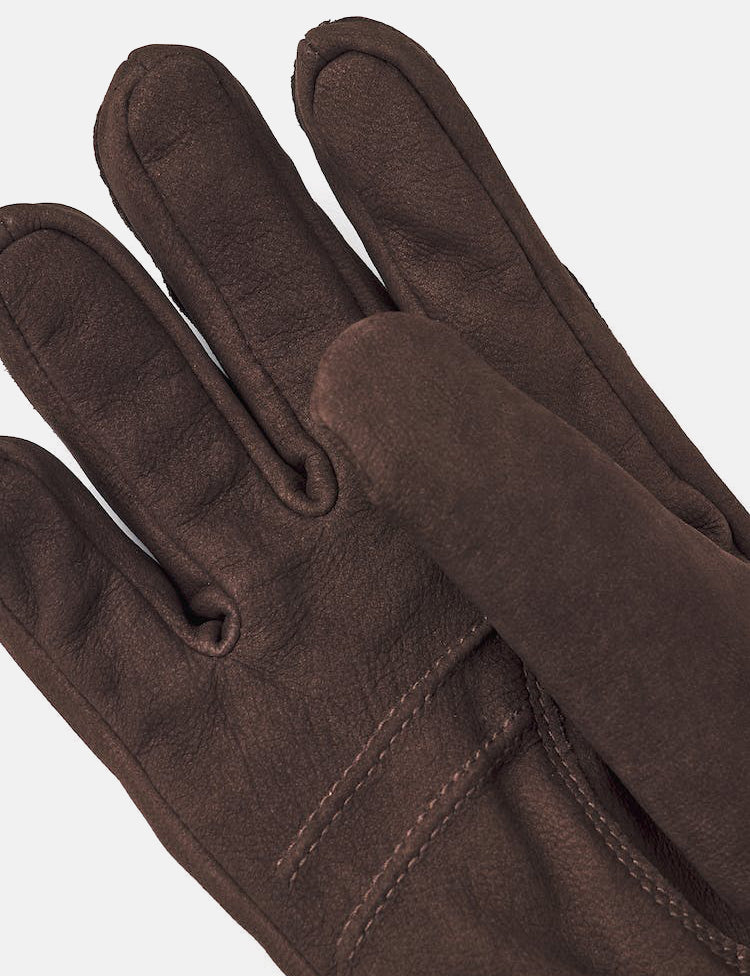 Hestra Bergvik Gloves (Suede Leather) - Espresso Brown