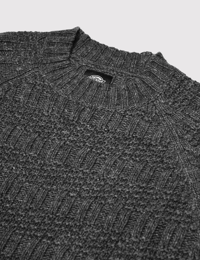 Dickies Goodland Knitted Jumper - Dark Grey Melange