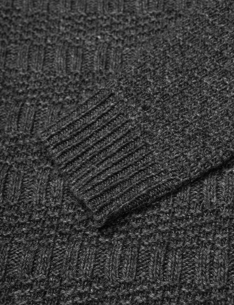 Dickies Goodland Knitted Jumper - Dark Grey Melange