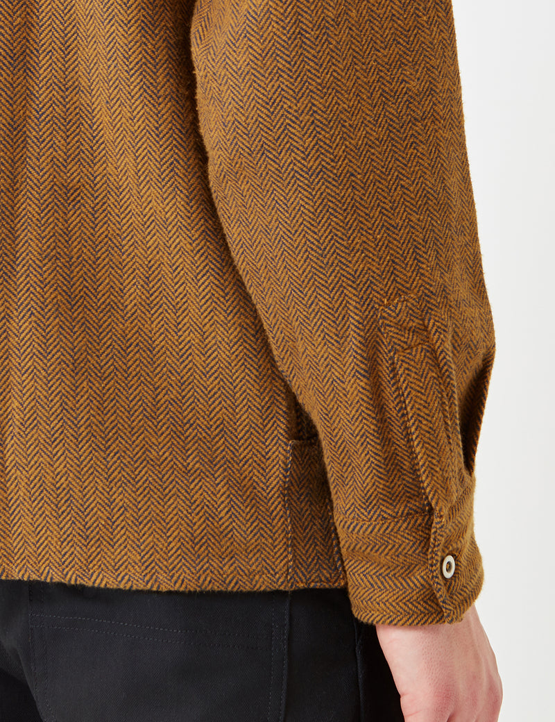Chemise Dickies Lewisburg Herringbone - Brown Duck