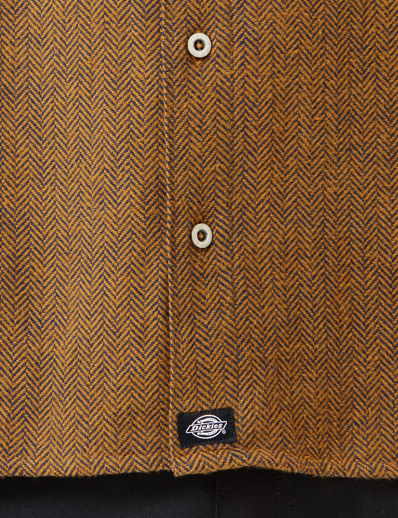 Chemise Dickies Lewisburg Herringbone - Brown Duck