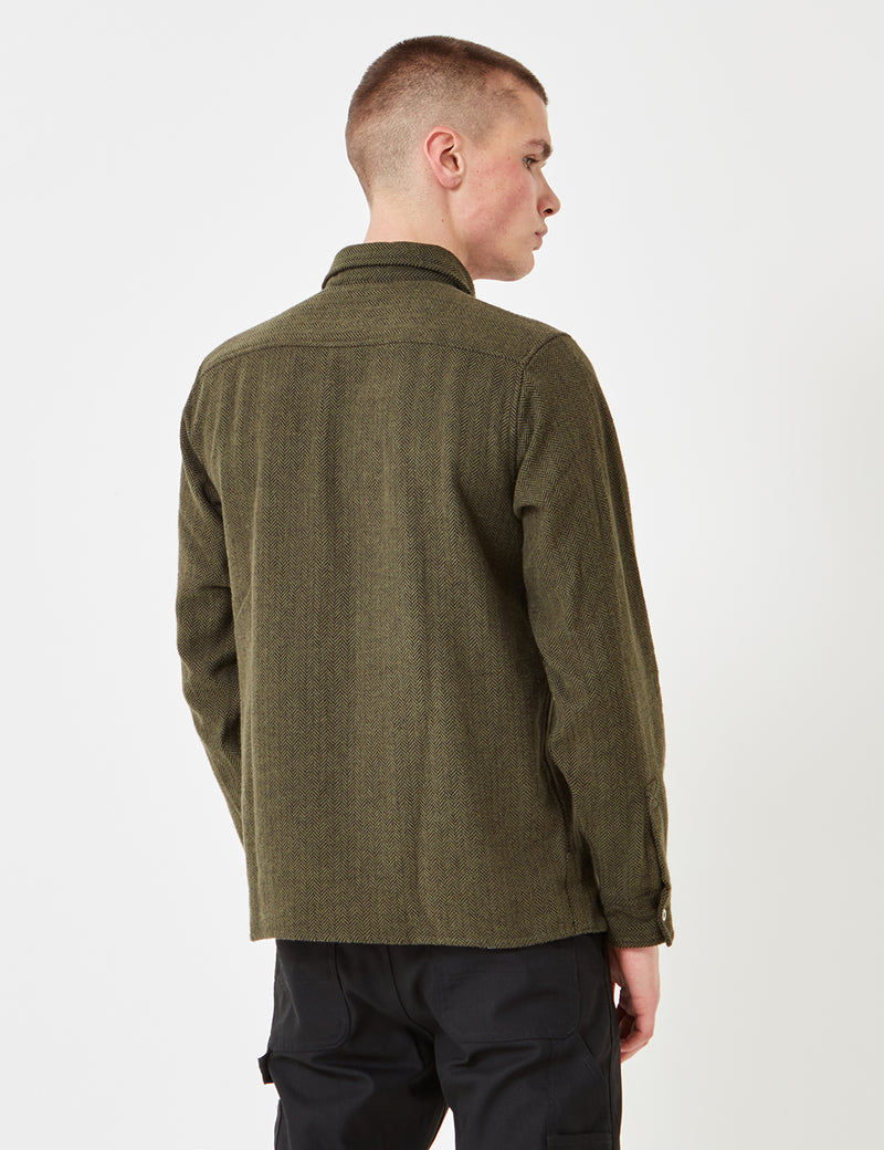 Chemise Dickies Lewisburg Herringbone - Olive Green