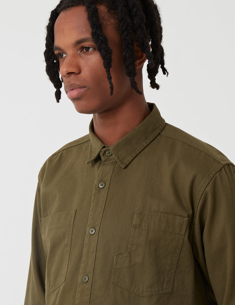 Dickies Harper Shirt - Dark Olive Green