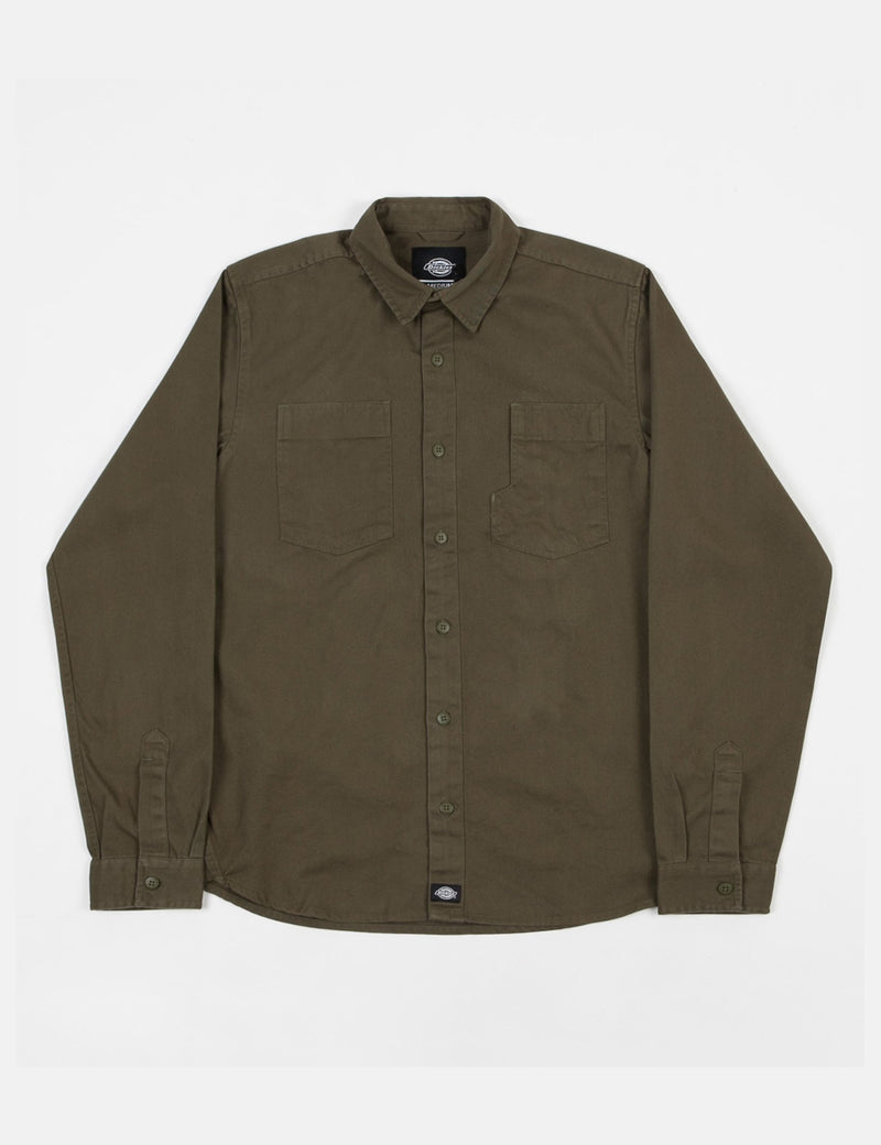 Dickies Harper Shirt - Dark Olive Green