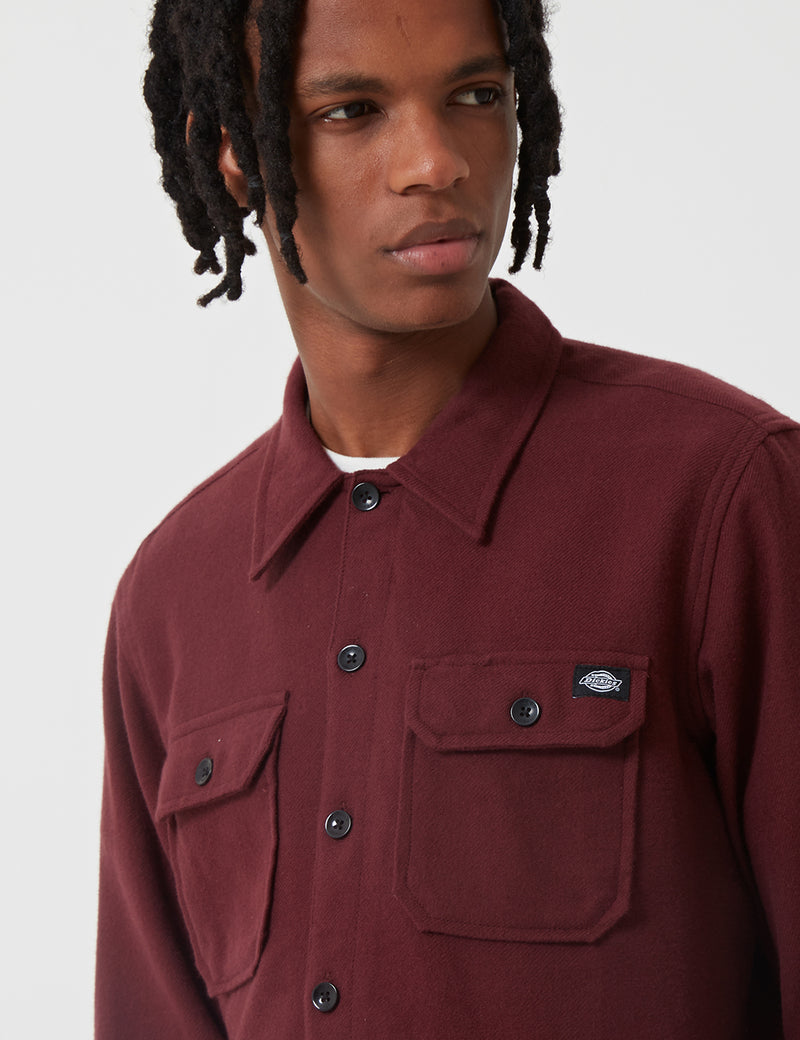 Dickies Glenville Shirt - Maroon
