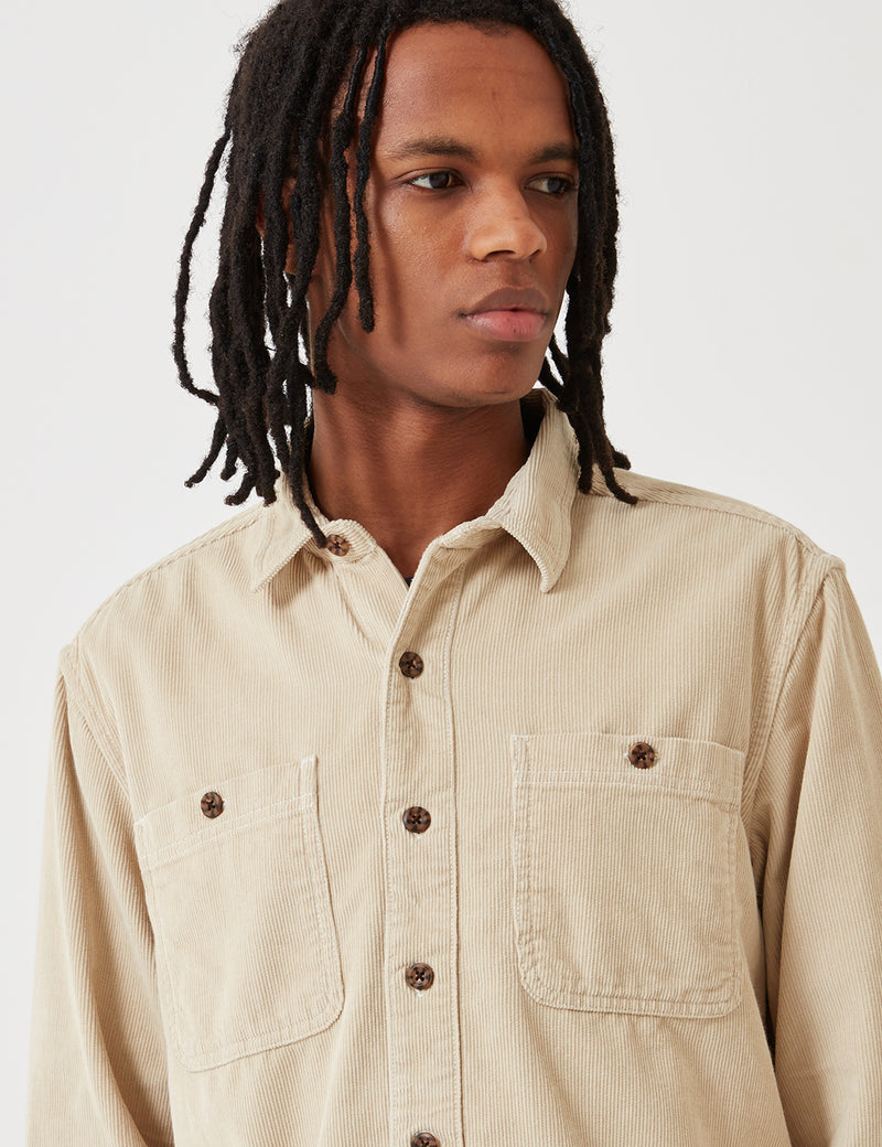 Chemise Dickies Bayville Cord - Oyster Grey