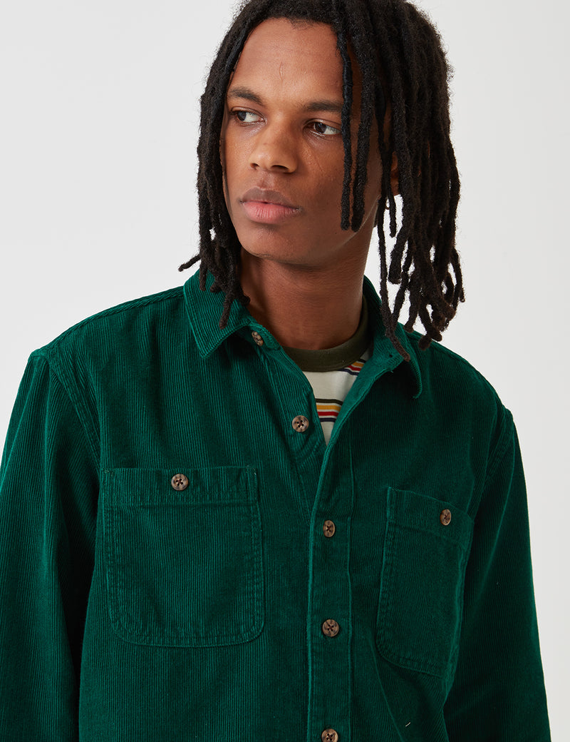 Dickies Bayville Cord Shirt - Scout Green